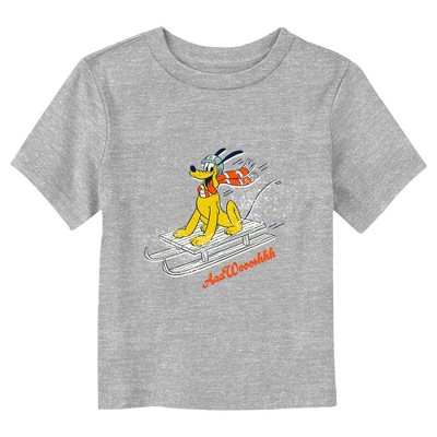 Mickey & Friends Pluto Winter Sports T-Shirt