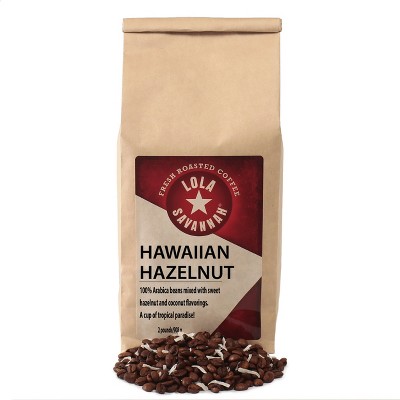 Lola Savannah Hawaiian Hazelnut Whole Bean Caffeinated Coffee - 32oz