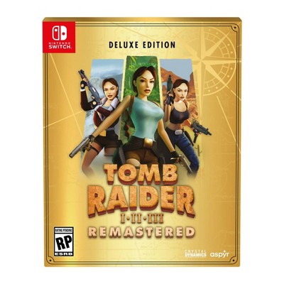 Tomb Raider I-III Remastered Starring Lara Croft Deluxe Edition - Nintendo Switch