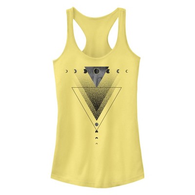 Junior's Lost Gods Geometric Moon Phases Racerback Tank Top
