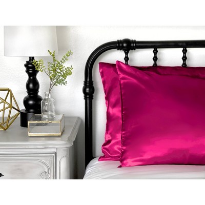 Morning Glamour Standard Satin Solid Pillowcase Set