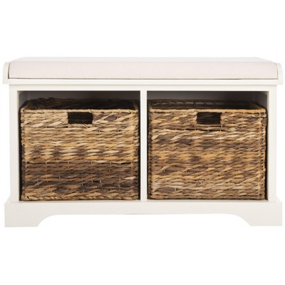 Freddy Wicker Storage Bench - AMH5736 - Safavieh