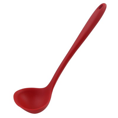Unique Bargains Heat Resistant Ergonomic Handle Non-Stick Dishwasher Safe Soup Kitchen Spoon 11.6 Inch 1 Pc