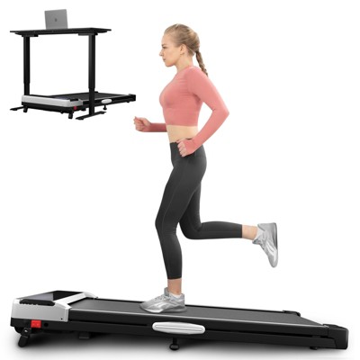 KERDOM Walking Pad with Incline, Portable Foldable Treadmill for Home Office, Walking Pad 4 in 1 for Walking Running, 2.5HP Compact Small Treadmill