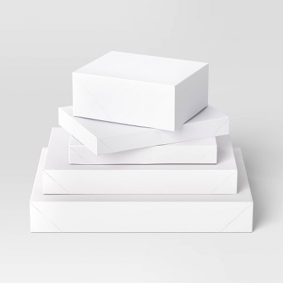 5ct Assorted Christmas Gift Box White - Wondershop™: Variety Pack for Presents
