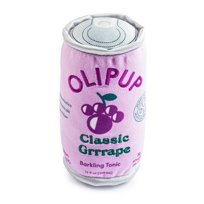 Haute Diggity Dog Olipup Grrrape Plush Dog Toy with Squeaker