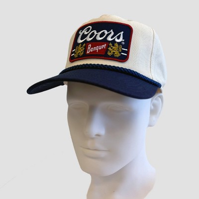 Men's Coors Baseball Hat - Cream/Navy