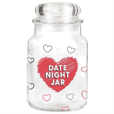 Personalization Mall Date Night Glass Storage Jar
