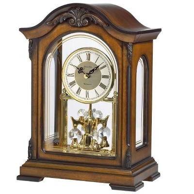 Bulova Clocks Durant Old World Chiming Clock,  Walnut