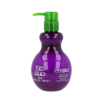 Tigi Bed Head Foxy Curls Contour Cream | Defines Shapes and Supports Style | Eliminates Frizz - (6.76 oz) Curly Hair Creme