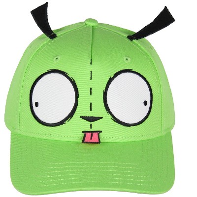 Nickelodeon Invader Zim Adult Gir Face with Ears Snapback Hat for Men and Women