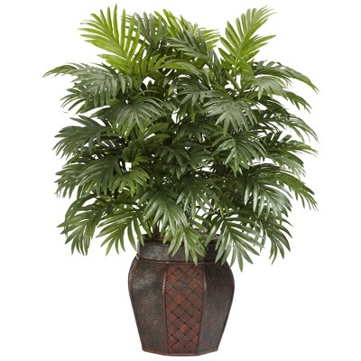 Nearly Natural 38-in Areca Palm w/Vase Artificial Plant
