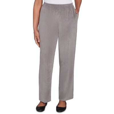 Alfred Dunner Women's Classic Corduroy Elastic Waist Short Length Pant