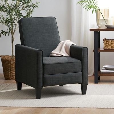 Lyngins Modern Upholstered Recliner Chair with Push Back & Footrest,Armchair Accent Chair for Living Room,Bedroom