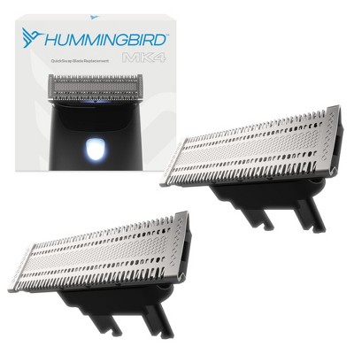 HUMMINGBIRD MK4 QuickSwap Replacement Blade – Genuine Replacement Blade for MK4 Electric Body Hair Trimmer for Men, Trim, Edge and Shave 2 Pack