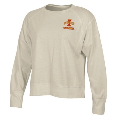 NCAA Iowa State Cyclones Women's Long Sleeve Cream T-Shirt