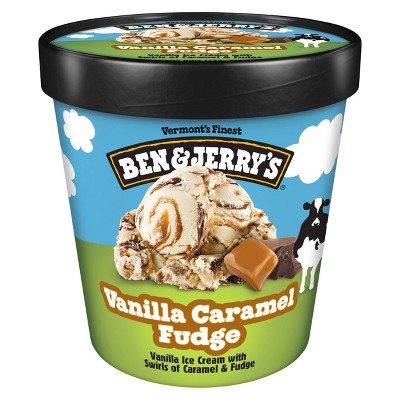 Ben & Jerry's Vanilla Caramel Fudge Frozen Ice Cream - 16oz