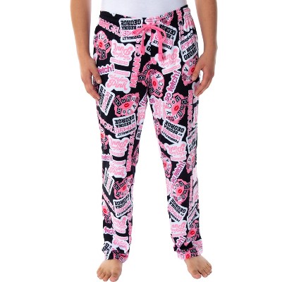 Seven Times Six Mean Girls Womens' Burn Book Sleep Lounge Pajama Pants Multicoloured