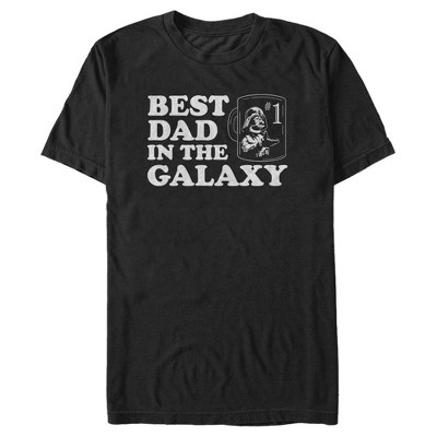Men's Star Wars: A New Hope Darth Vader Best Dad in the Galaxy Mug T-Shirt