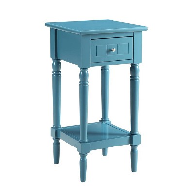 Breighton Home Provencal Countryside Mia Petite Accent Table with Drawer and Shelves