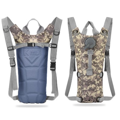 iMountek"iMounTEK 3L Tactical Hydration Pack with Adjustable Straps for Hiking, Cycling, Running & Climbing"Black