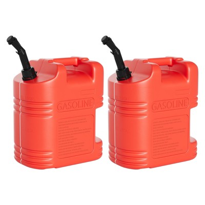 5 Gallon Gas Can,No-Spill Storage Containers With Visible Stripe & Air Release Valve,Durable Utility Pails