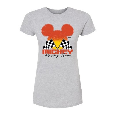 Women's - Disney - Mickey Mouse Racing Fitted Graphic T-Shirt