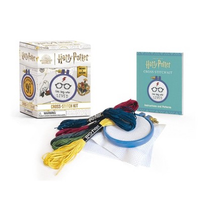 Harry Potter Cross-Stitch Kit - (Rp Minis) by  Running Press (Paperback)