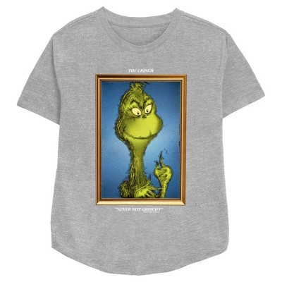Women's Dr. Seuss Framed Grinch Painting T-Shirt