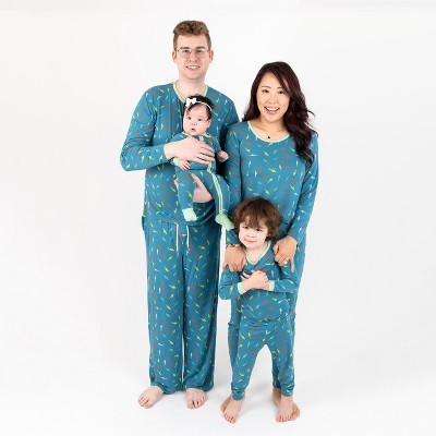 Leveret Matching Family Bamboo Pajamas Fish Print