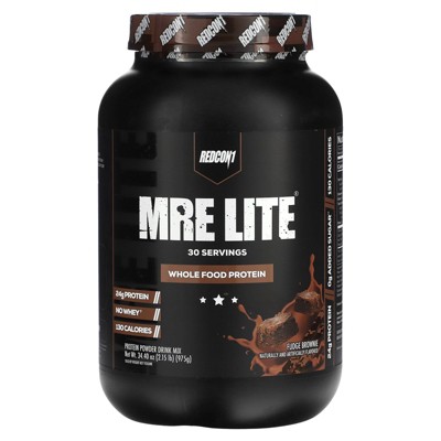 Redcon1 MRE Lite, Whole Food Protein, Fudge Brownie, 2.15 lbs (975 g)