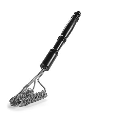 Brushtech Double Helix Safety Flat-Top Griddle Brush - Non-Toxic Grill Brush with Galvanized Steel Springs - Heavy-Duty BBQ Grill Cleaner, Made in USA
