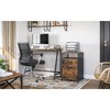 VASAGLE File Cabinet with Lock, Filing Cabinet with 2 Storage Drawers, for Hanging File Folders, Open Shelf - 2 of 4