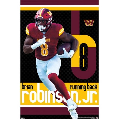 Trends International NFL Washington Commanders - Brian Robinson Jr. 24 Unframed Wall Poster Prints