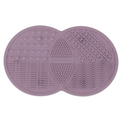 Unique Bargains Double Circle Shape Makeup Sponge Brush Cleaner 1 Pc