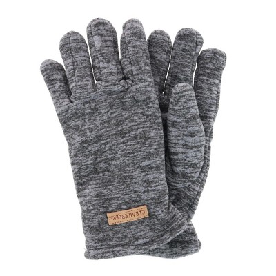 Clear Creek Men's Space Dyed High Pile Fleece Lined Fleece Winter Glove