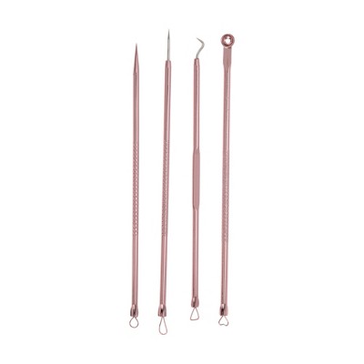 Unique Bargains Heart Facial Pimple Extractor Kit 1 Set