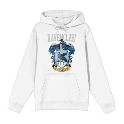 Harry Potter Ravenclaw Crest Long Sleeve Unisex Adult Hooded Sweatshirt