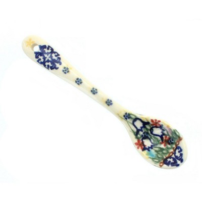 Blue Rose Polish Pottery 64 Vena Sugar Spoon