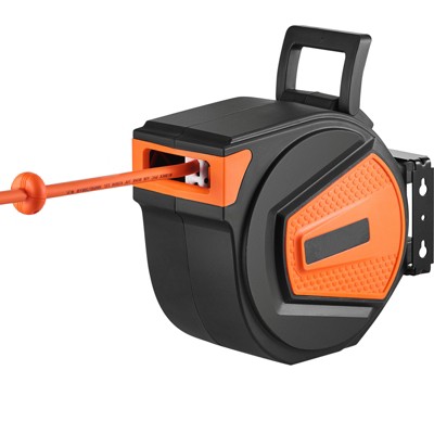 VEVOR Retractable Air Hose Reel, 3/8 IN x 50 FT Hybrid Air Hose Max 300PSI