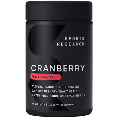 Sports Research Cranberry Fruit Complex, 90 Softgels