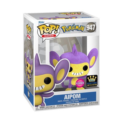 Funko POP! Pokemon Flocked Aipom Specialty Series Exclusive #947!