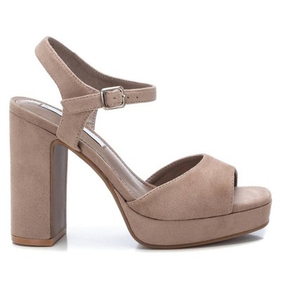 Xti Women's Heel Suede Sandals 45291