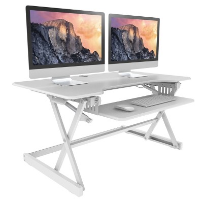 Height Adjustable Sit To Standing Desk Riser - Rocelco