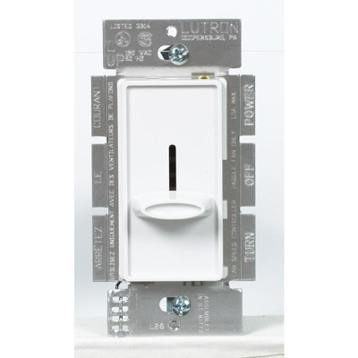 Lutron Skylark 1.5 amps Slide Fan Control White - Case of 1 - 1 each