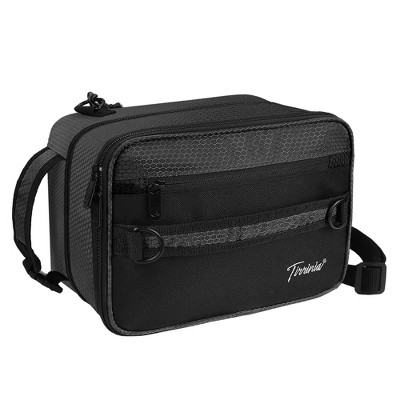 Tirrinia Expandable Insulated Lunch Bag for Women Men Kids, Leakproof Flat Lunch Cooler Tote with Shoulder Strap, Lunch Box for Work, School, Picnic