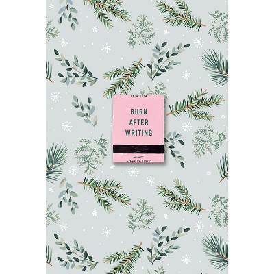 Burn After Writing (Winter Leaves) - by  Sharon Jones (Paperback)