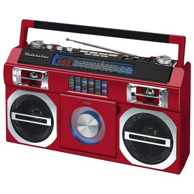 Studebaker SB2149R Bluetooth Master Blaster Boombox - Red