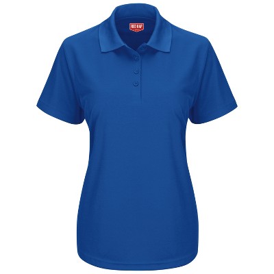 Red Kap Women's Short Sleeve Performance Knit Pocketless Core Polo