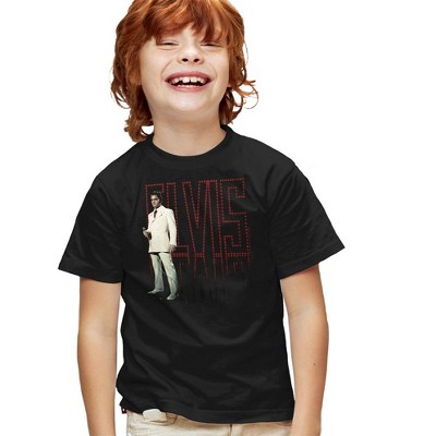 Boys' Short Sleeve Elvis Presley White Suit T-Shirt
